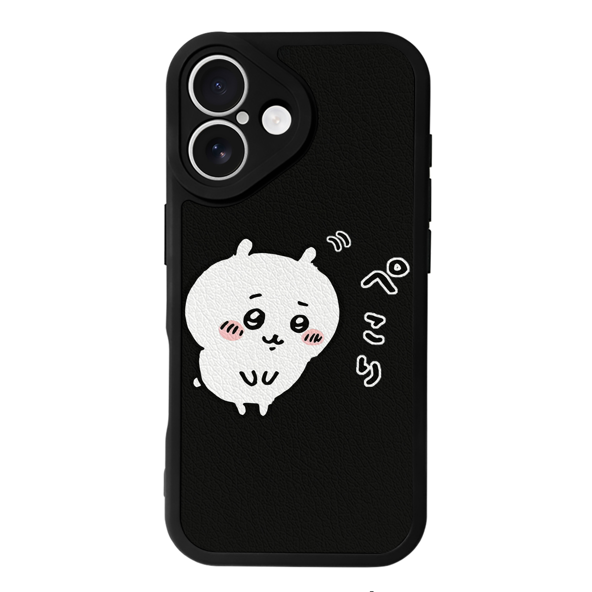 （画像用） ちいかわ ちいかわ Chii-kawa chiikawa 【iPhone 16シリーズ対応】シリコンスマホケース（レザー調） 材質：シリコン